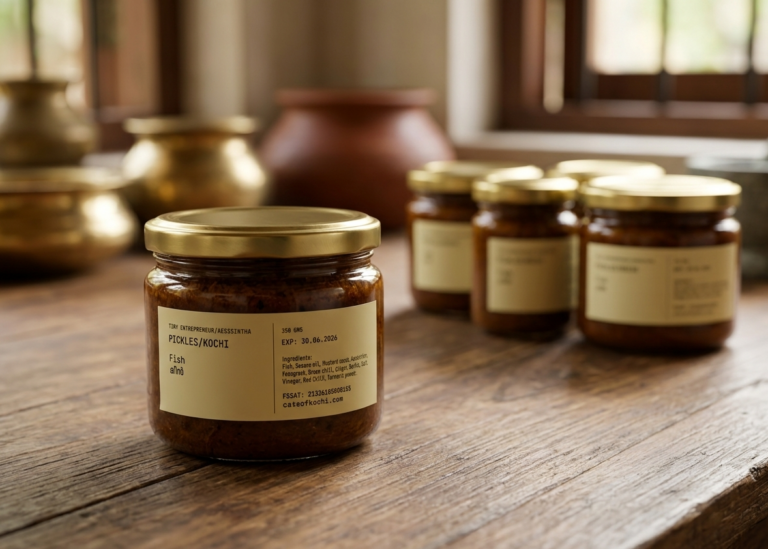 Community-crafted kingfish pickle prepared at aikyam space by women from Fort Kochi and Mattancherry